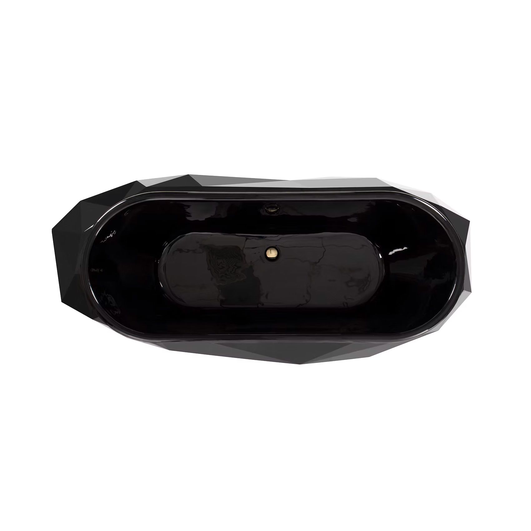  Bồn tắm Diamond Black Gloss Gold 