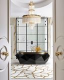  Bồn tắm Diamond Black Gloss Gold 