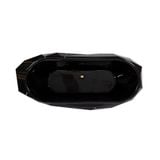  Bồn tắm Diamond Black Faux Marbled White Line Glossy Gold 