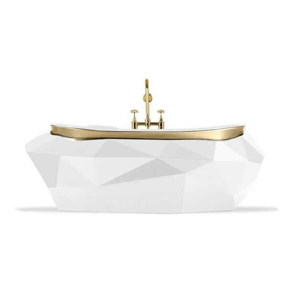  Bồn tắm Diamond White Gloss Gold 