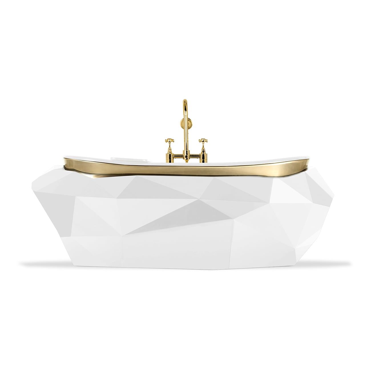  Bồn tắm Diamond White Gloss Gold 