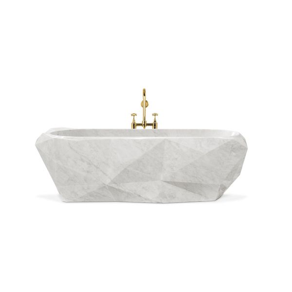  Bồn tắm Diamond White Marble 