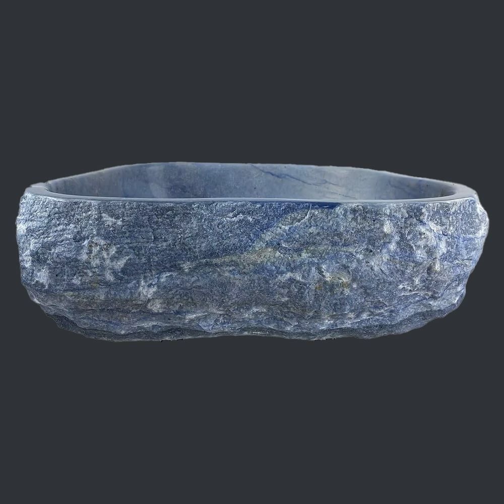  Chậu lavabo đá Azul Macaúbas tự nhiên - DPAM-01 