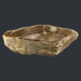  Chậu lavabo đá Aragonite Peru tự nhiên - DPAP-01 