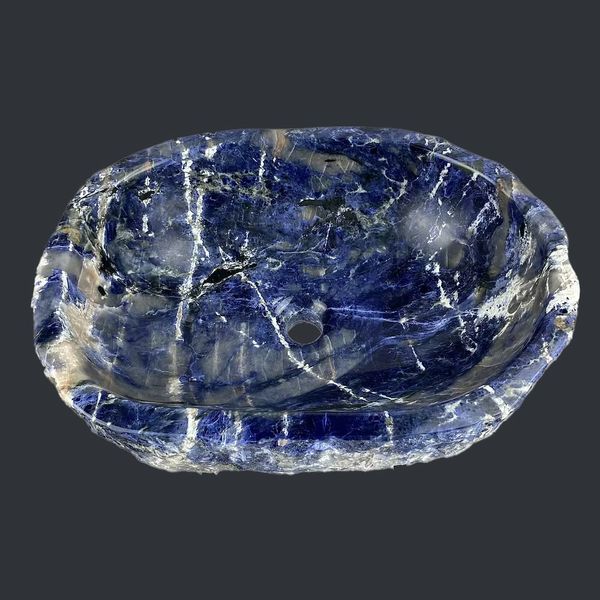  Chậu lavabo đá Azul Sodalite tự nhiên - DPAS-01 