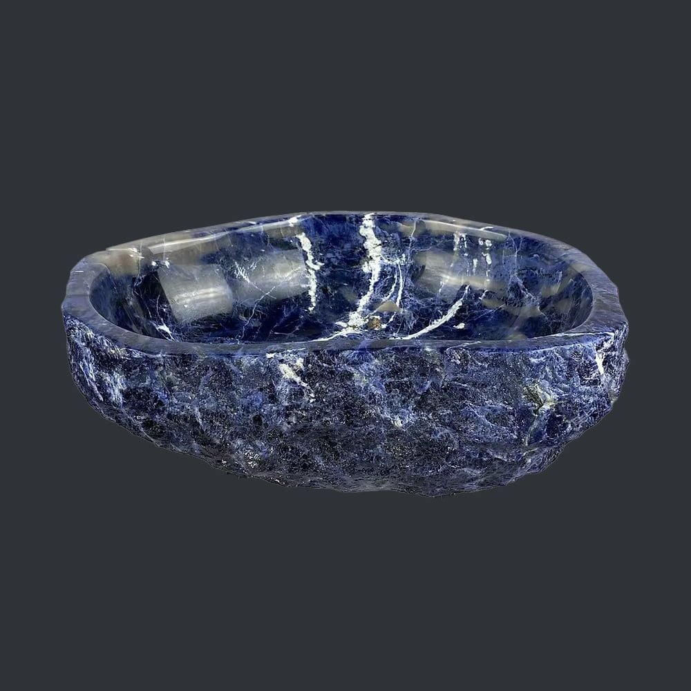  Chậu lavabo đá Azul Sodalite tự nhiên - DPAS-01 