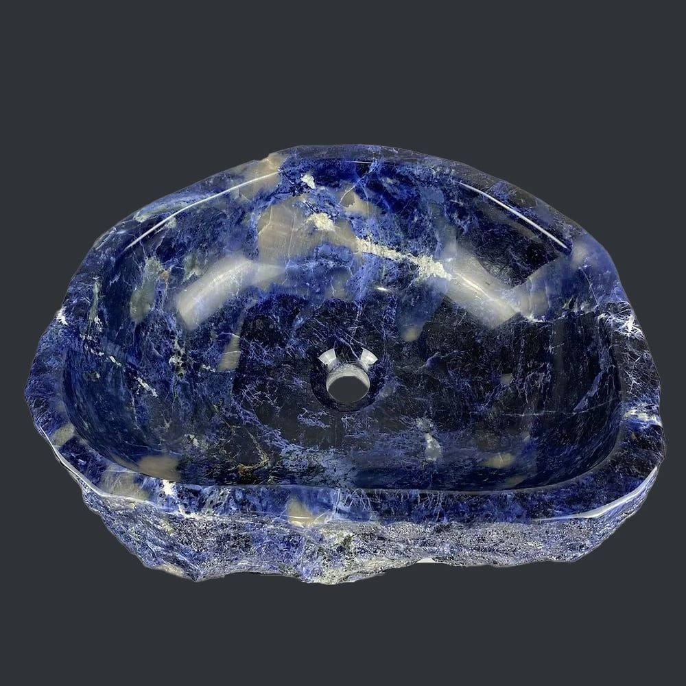  Chậu lavabo đá Azul Sodalite tự nhiên - DPAS-01 