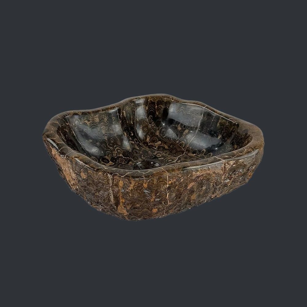  Chậu lavabo đá hóa thạch tự nhiên Estromatólito - DPEM-01 