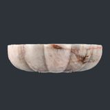  Chậu lavabo hình vỏ sò đá Rose Quartz tự nhiên - DPRQ-01 