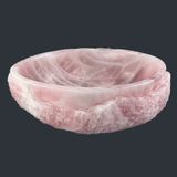  Chậu lavabo đá Rose Quartz tự nhiên - DPRQ-02 