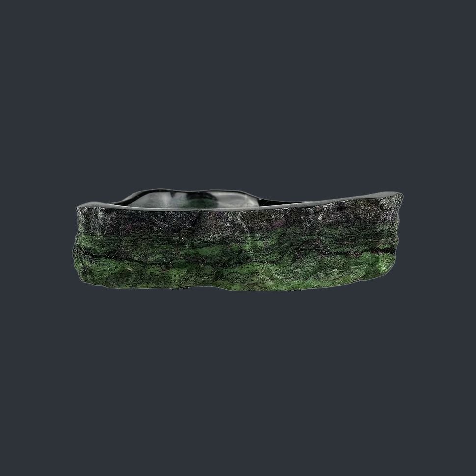  Chậu lavabo đá Ruby Zoisite tự nhiên - DPRZ-01 