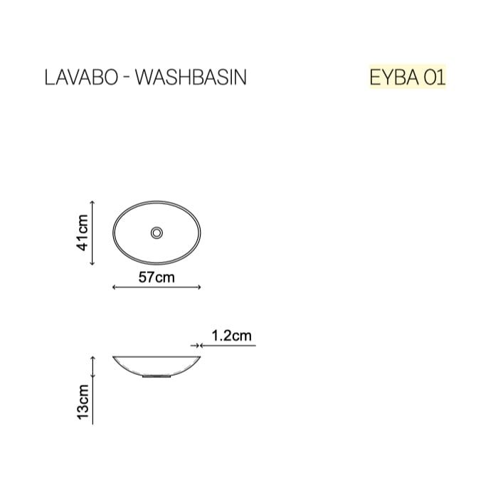  Chậu lavabo solid surface EYES 01 