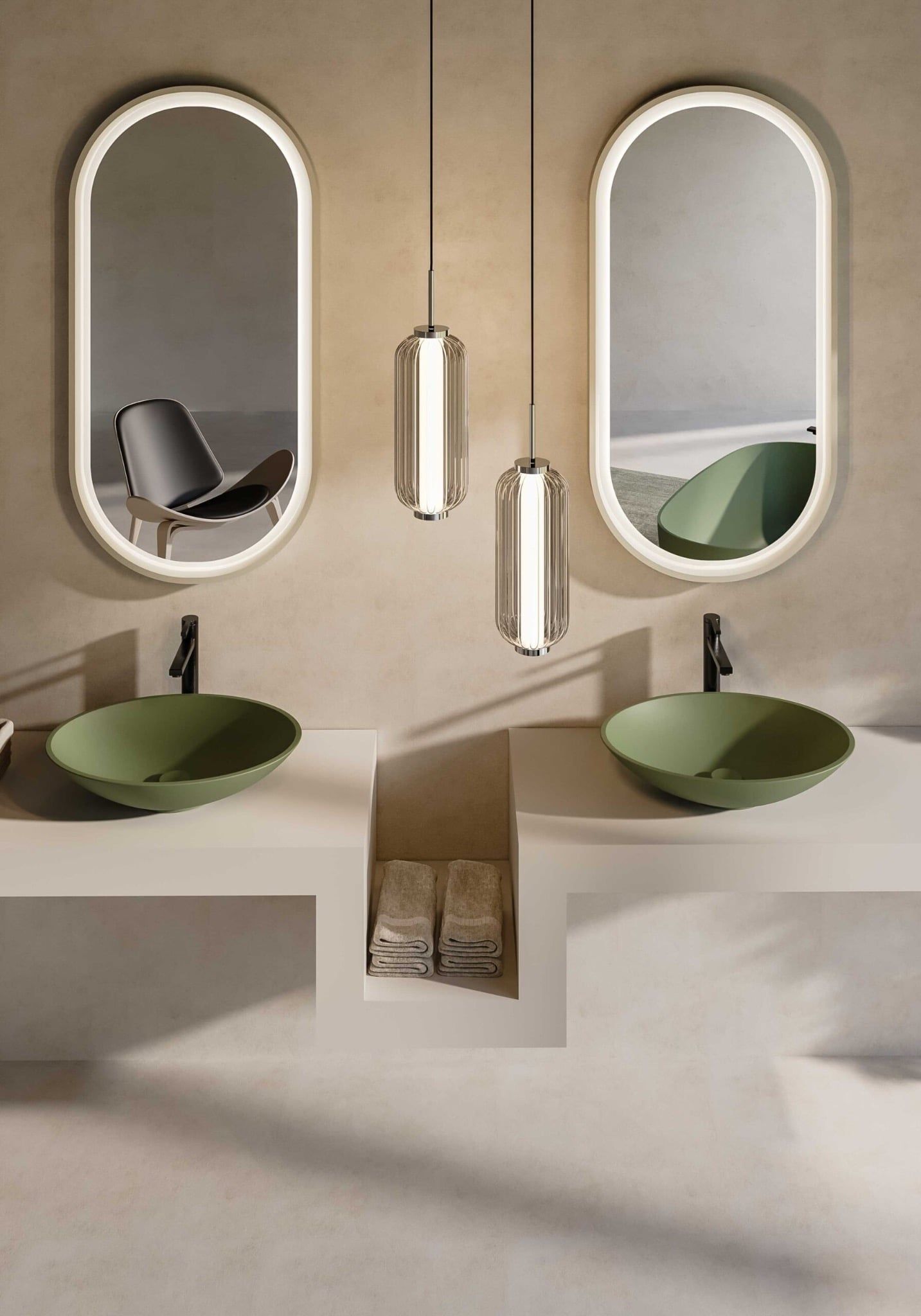  Chậu lavabo solid surface EYES 01 