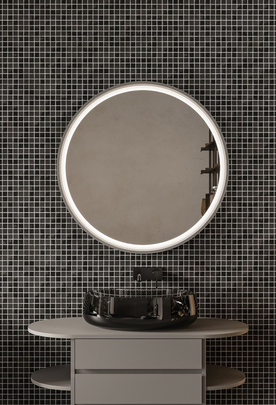  Chậu lavabo đặt bàn trong suốt - EYES 02 