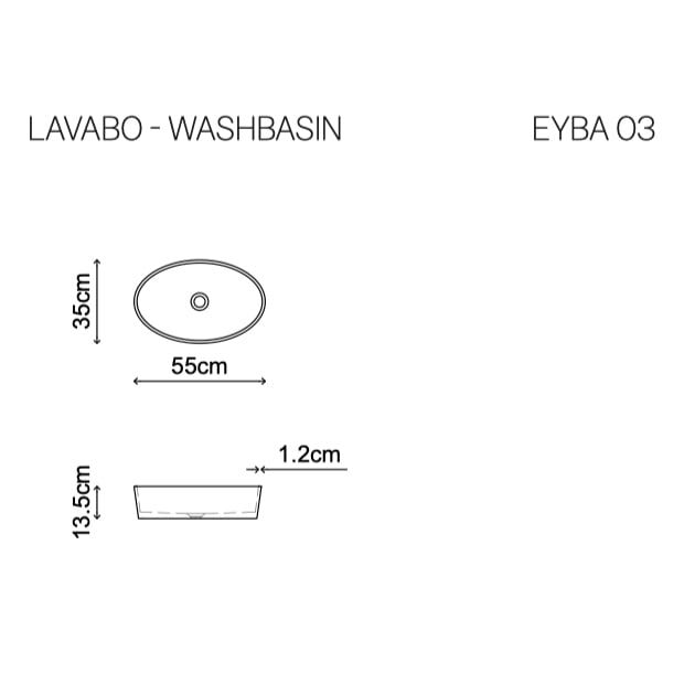  Chậu lavabo solid surface EYES 03 