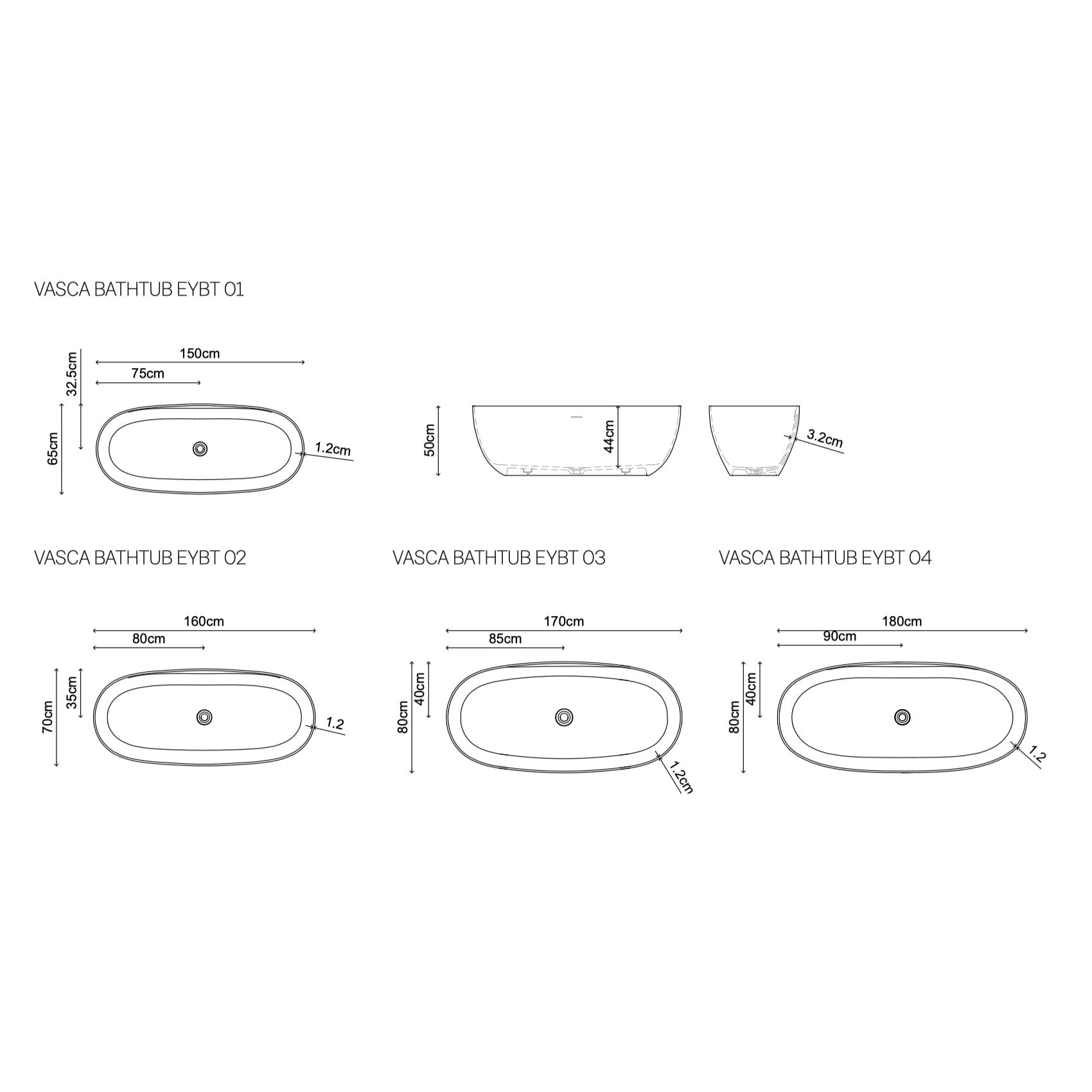  Bồn tắm solid surface EYES 