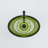  Chậu lavabo chân dài đặt sàn trong suốt - EYES 01 