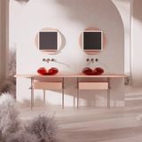  Chậu lavabo đặt bàn trong suốt - HA0811T-Red 