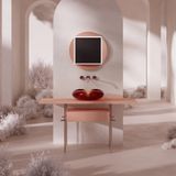  Chậu lavabo đặt bàn trong suốt - HA0811T-Red 