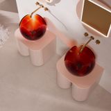  Chậu lavabo đặt bàn trong suốt - HA0812T-Red 