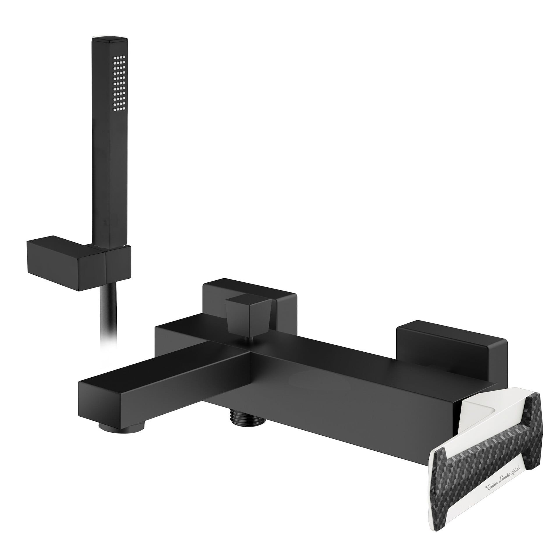  Vòi bồn tắm có sen cầm tay gắn tường Hyper Black - HYP9920-NO 