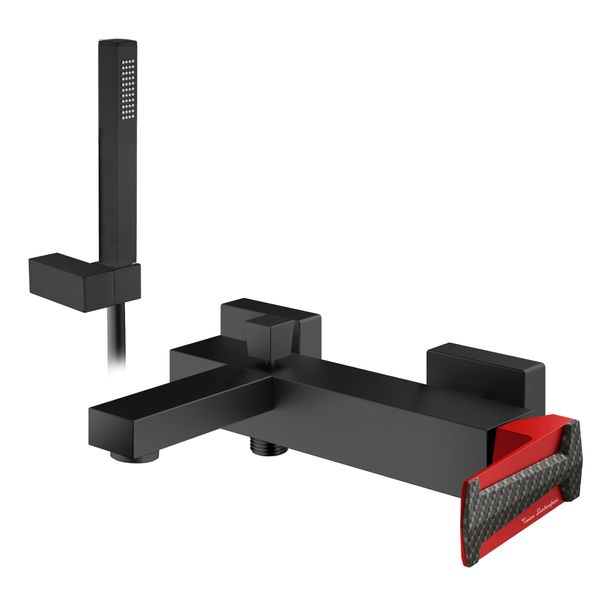  Vòi bồn tắm có sen cầm tay gắn tường Hyper Black - HYP9920-NO 