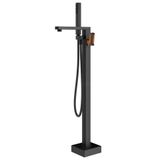  Vòi bồn tắm có sen cầm tay gắn sàn Hyper Black - HYP9991-NO 