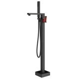  Vòi bồn tắm có sen cầm tay gắn sàn Hyper Black - HYP9991-NO 