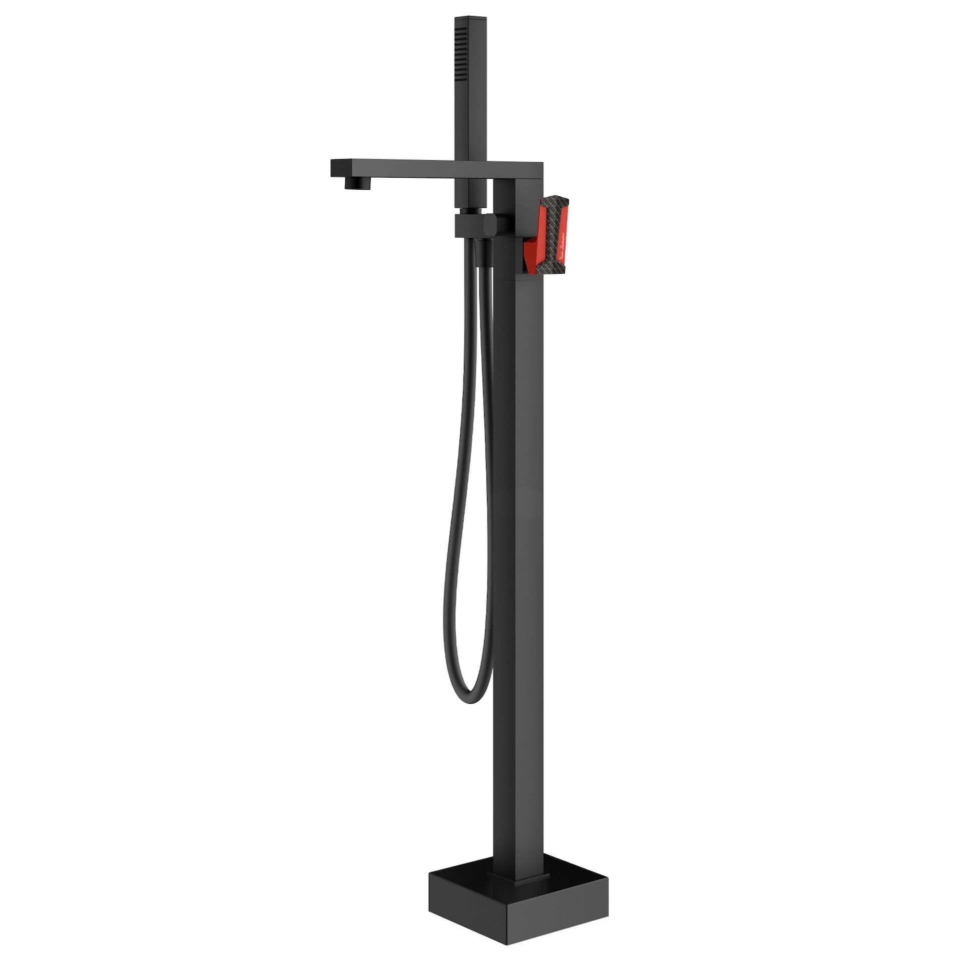  Vòi bồn tắm có sen cầm tay gắn sàn Hyper Black - HYP9991-NO 