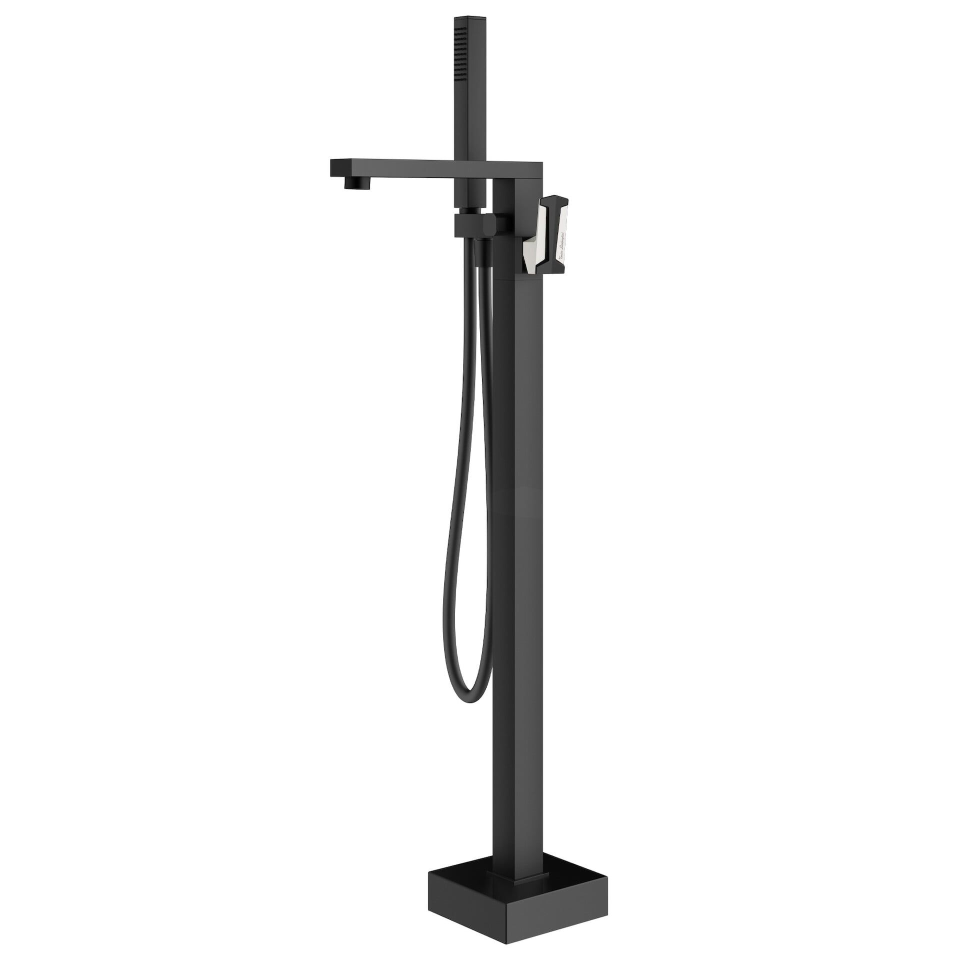  Vòi bồn tắm có sen cầm tay gắn sàn Hyper Black - HYP9991-NO 
