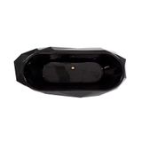  Bồn tắm Diamond Black Matt Gold 