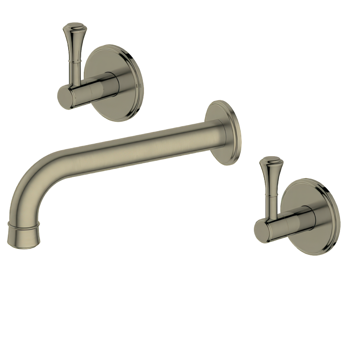  Vòi chậu lavabo gắn tường bằng đồng Calma ZBG - L2087-WS587 