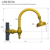  Bát sen Ø120mm gắn tường bằng đồng Carpe & Lyre - L / 00-00-5A 