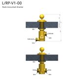  Valve điều hướng bằng đồng Carpe & Lyre - L / RM-V2-00 