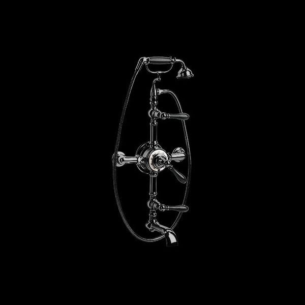  Vòi bồn tắm có sen cầm tay gắn tường bằng đồng Carpe & Lyre - L / X6-X2-00 