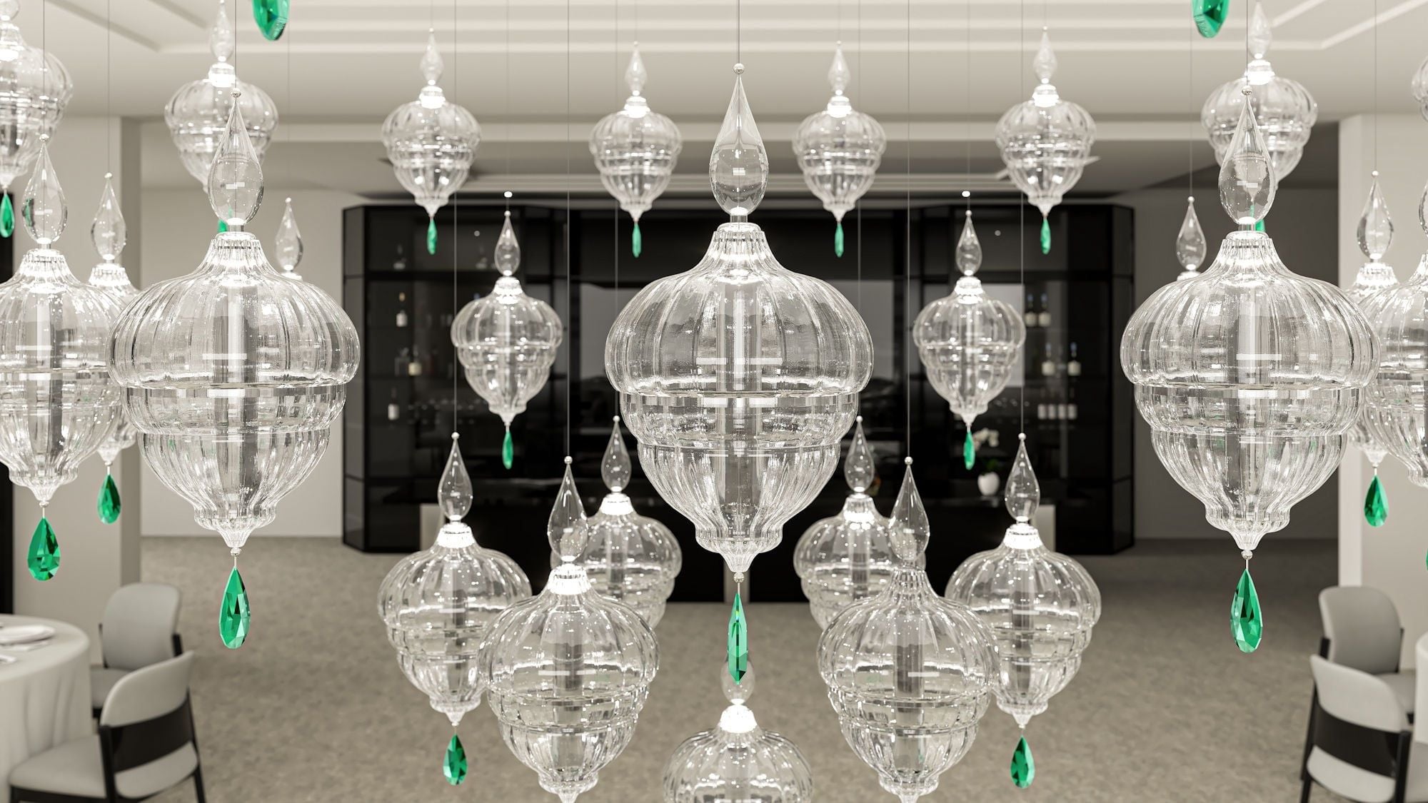  Đèn chùm Lantern 3AB 