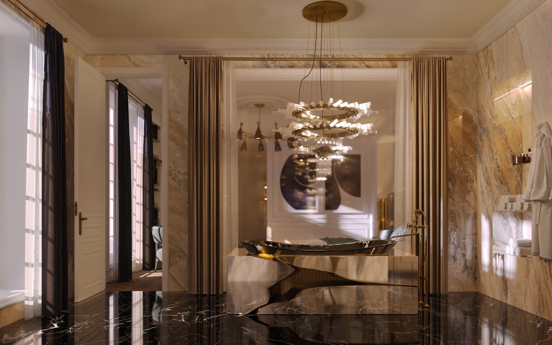  Bồn tắm Lapiaz Alu Alu Gold 