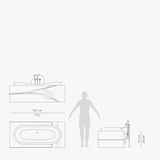  Bồn tắm Lapiaz Black White Gold 