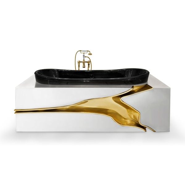  Bồn tắm Lapiaz Black White Gold 