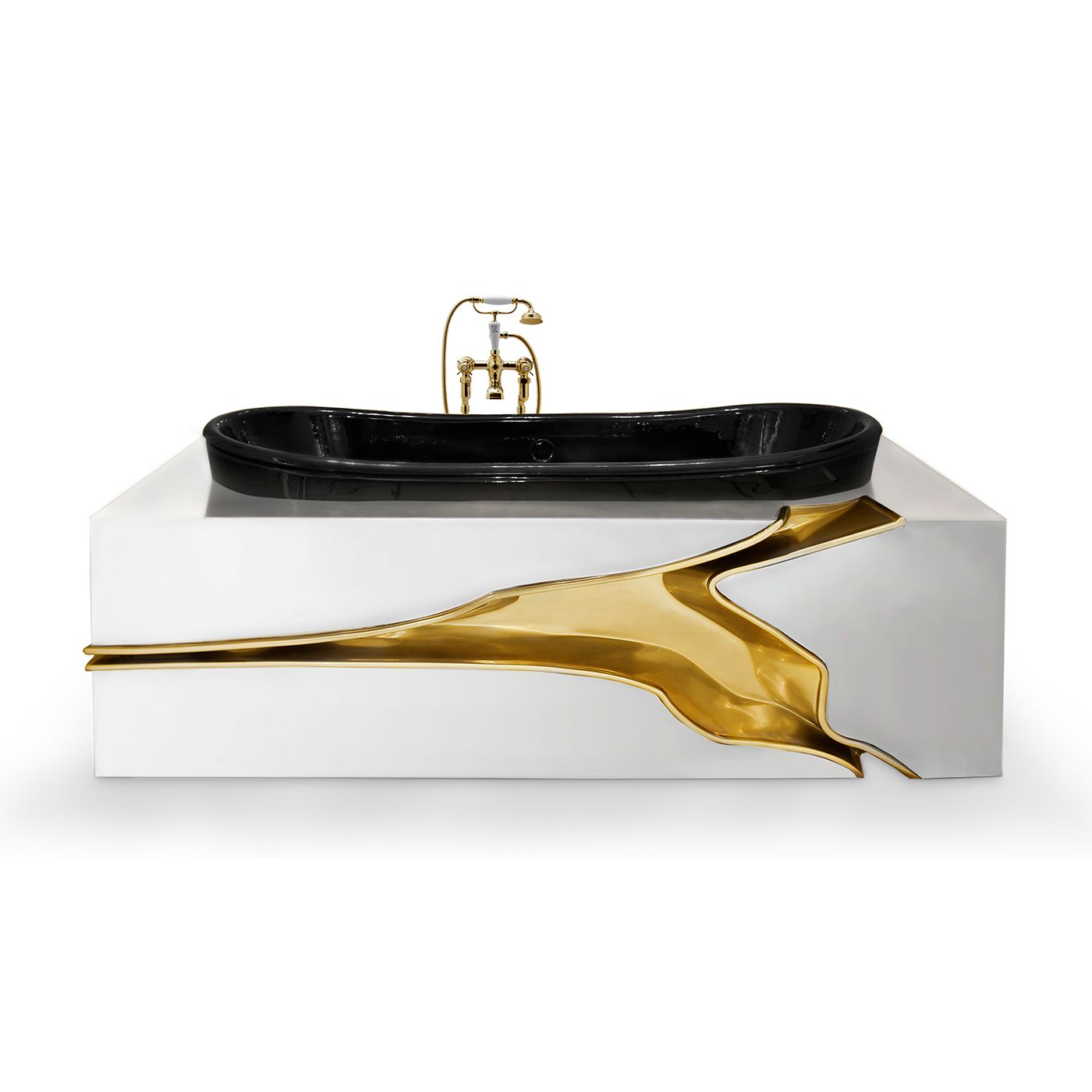  Bồn tắm Lapiaz Black White Gold 