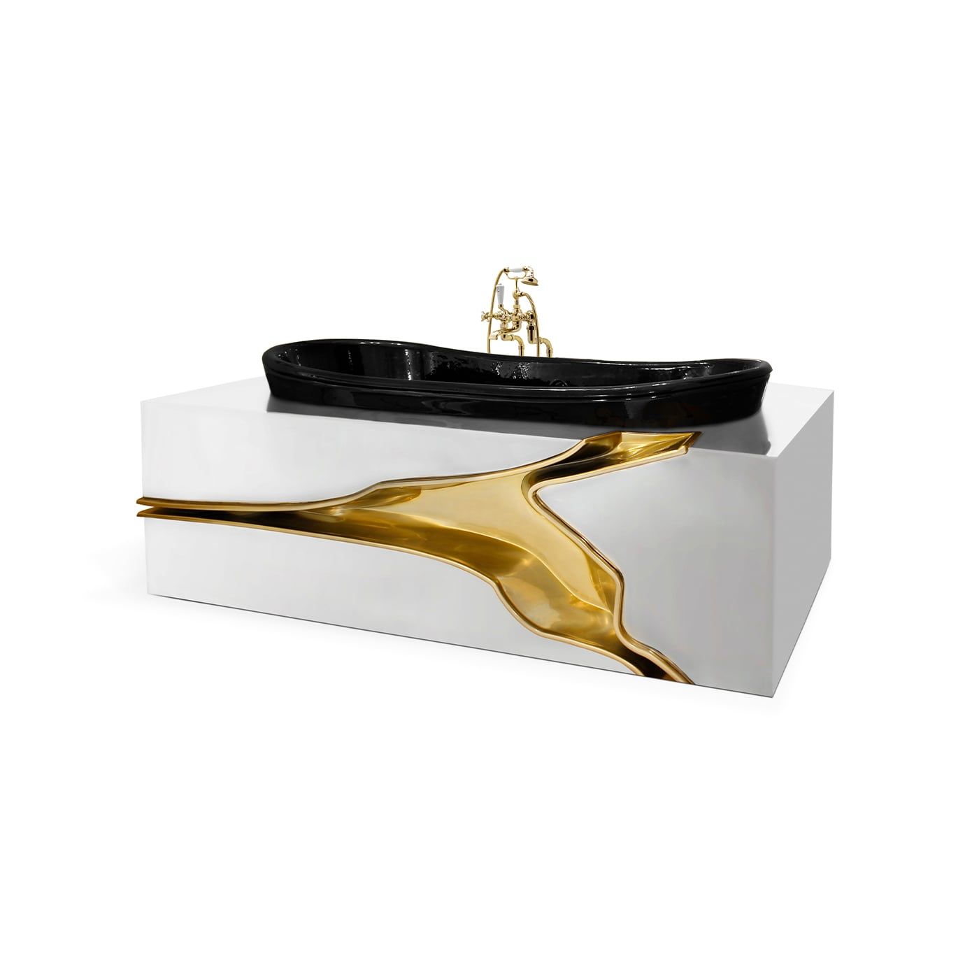  Bồn tắm Lapiaz Black White Gold 