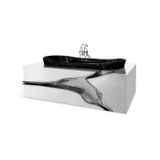  Bồn tắm Lapiaz Black White Silver 