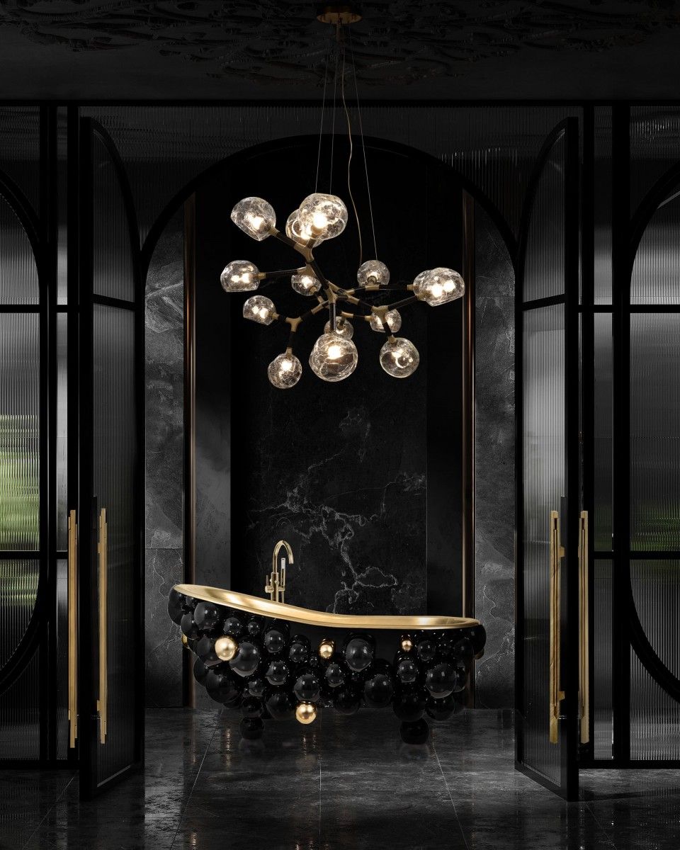  Bồn tắm Newton Black Gold 