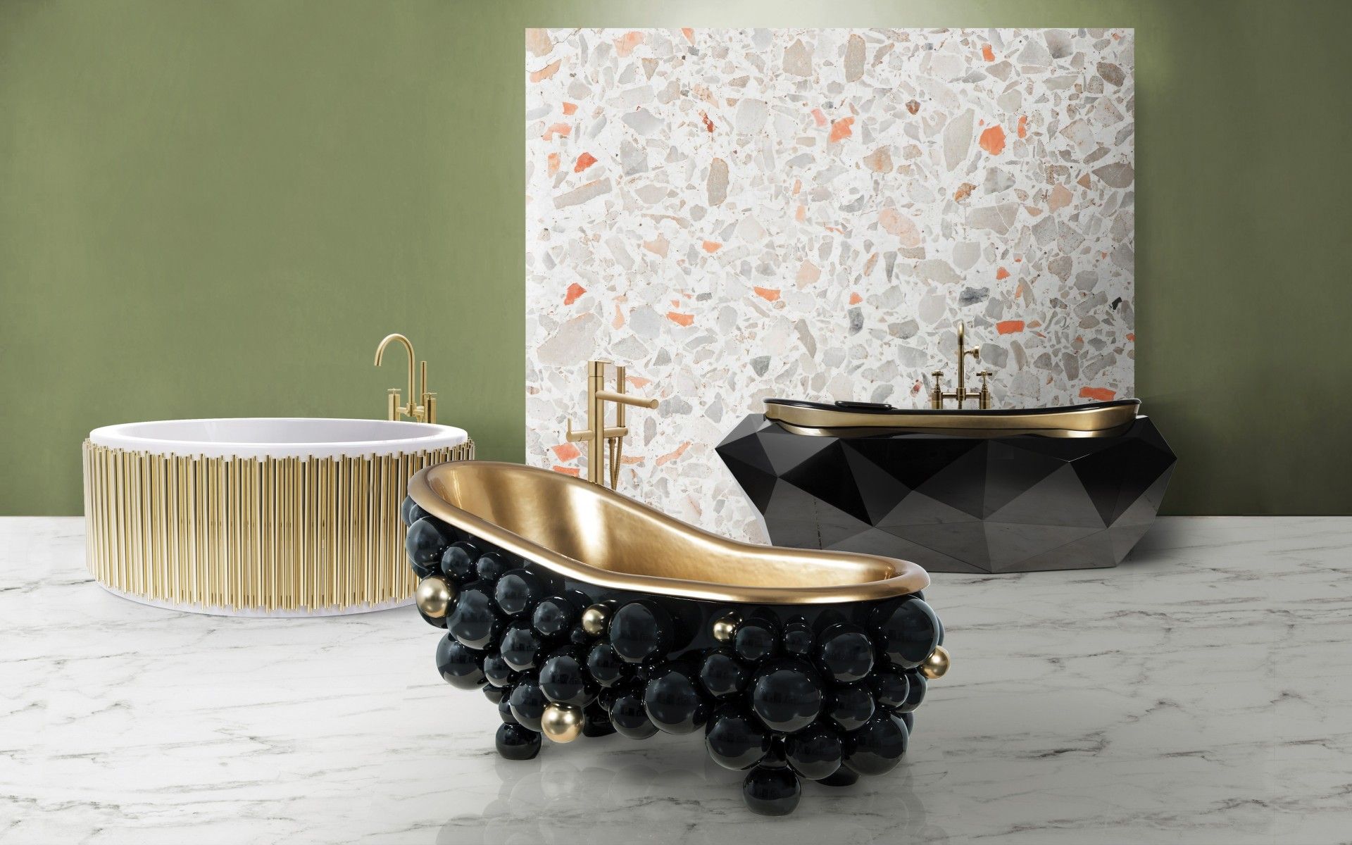  Bồn tắm Newton Black Gold 