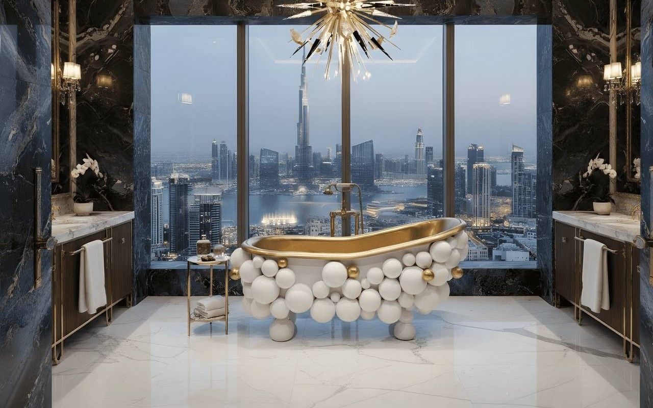  Bồn tắm Newton White Gold 