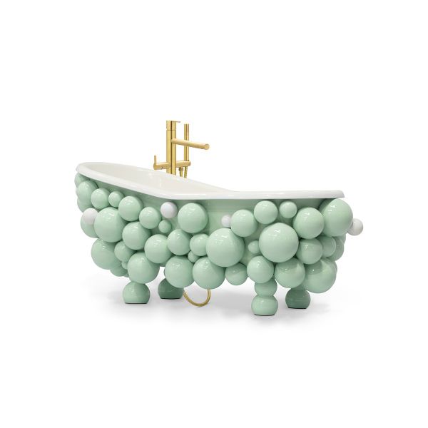  Bồn tắm Newton White Pastel Green 