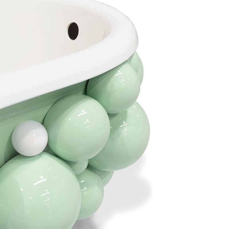  Bồn tắm Newton White Pastel Green 