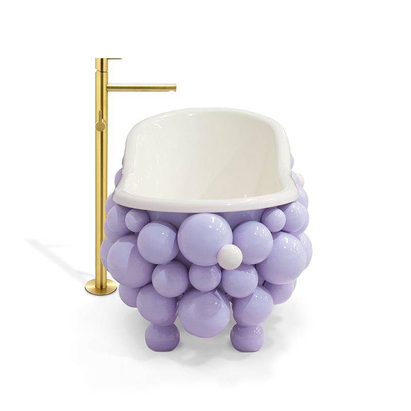  Bồn tắm Newton White Purple 