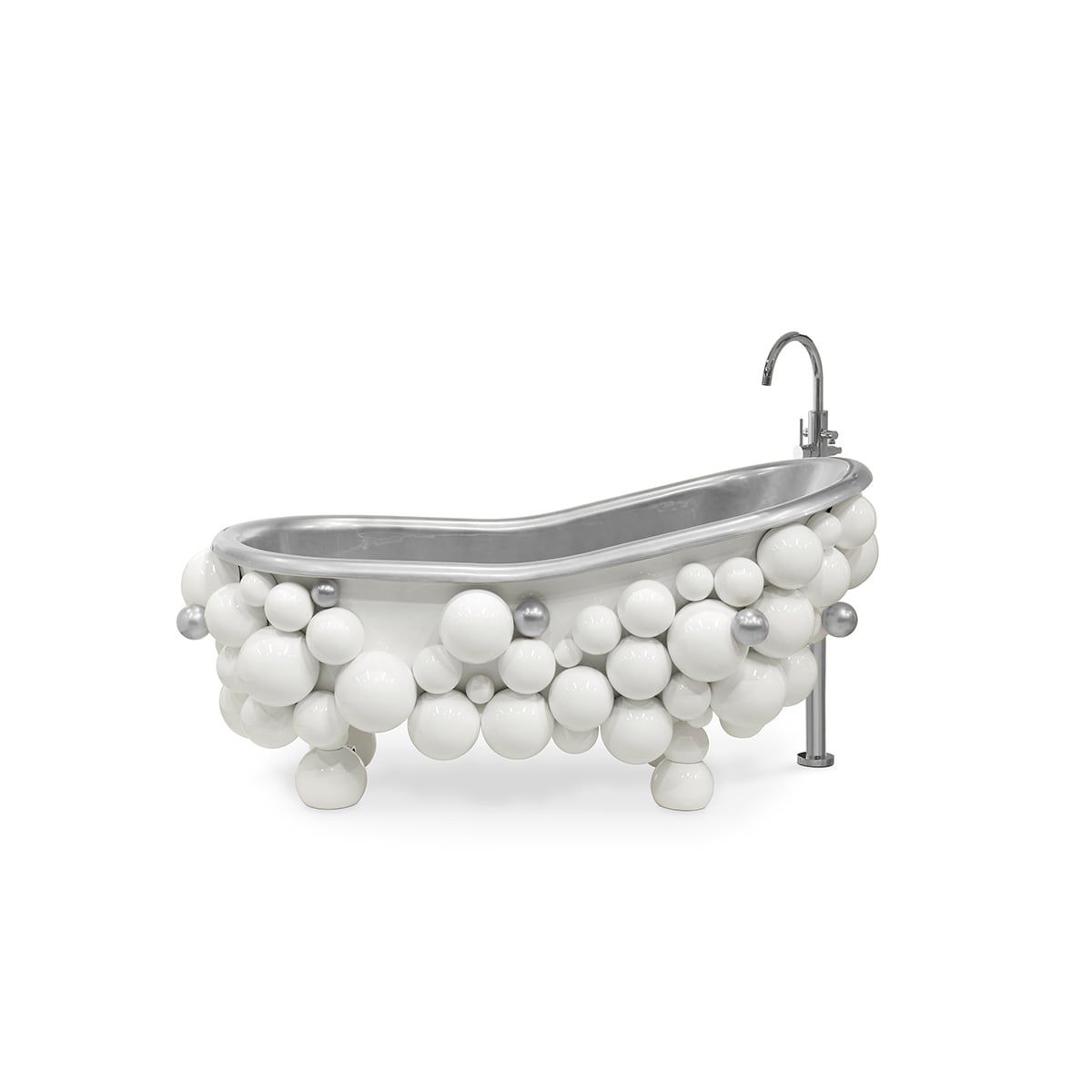  Bồn tắm Newton White Silver 