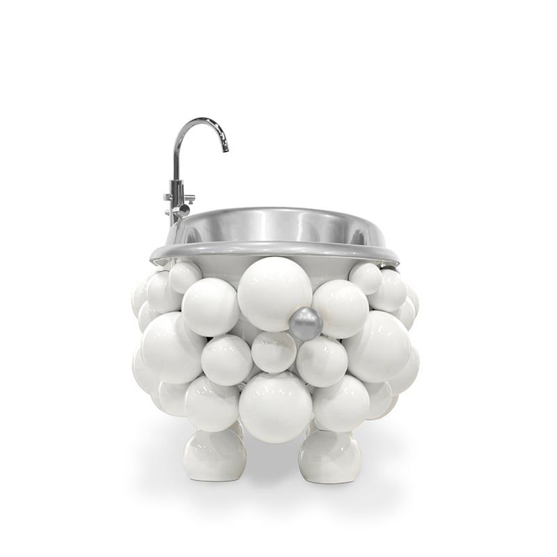  Bồn tắm Newton White Silver 